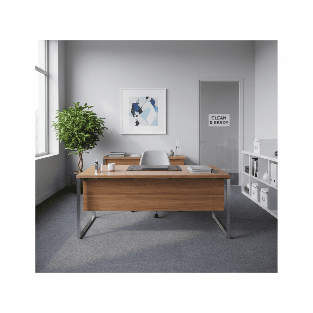 Office after cleaning