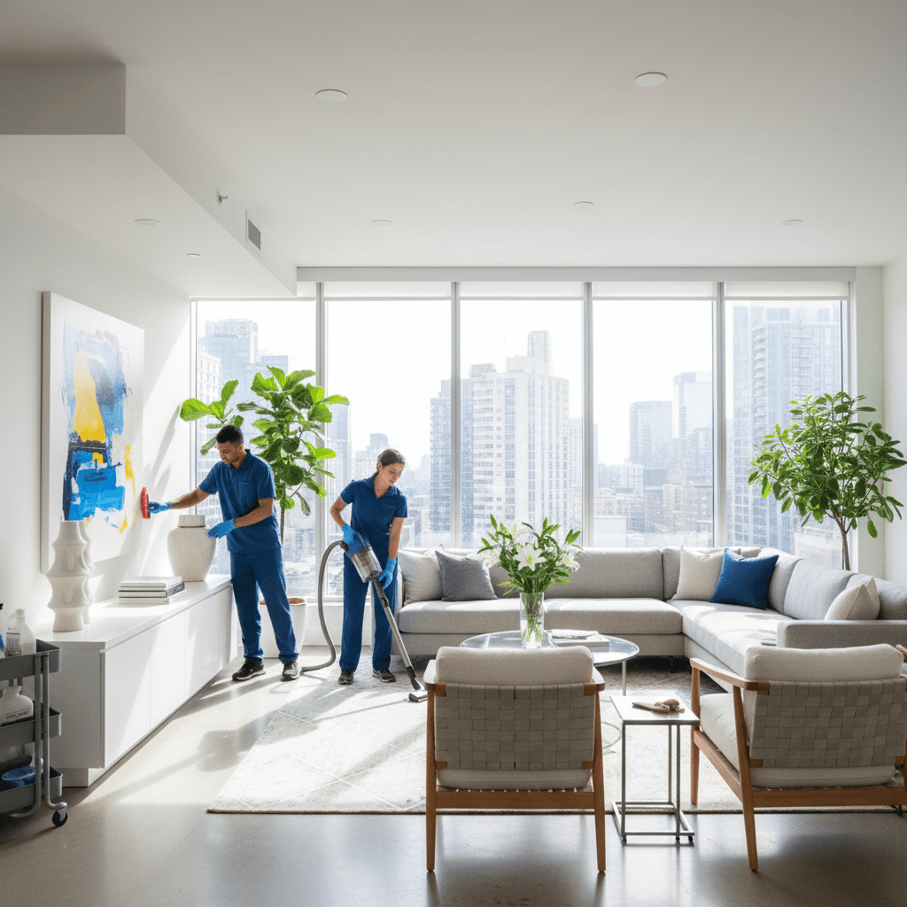 Living areas and bedrooms